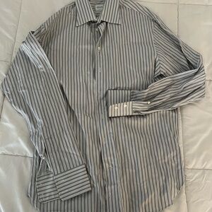 Armani collezioni Men's Striped dress Shirt